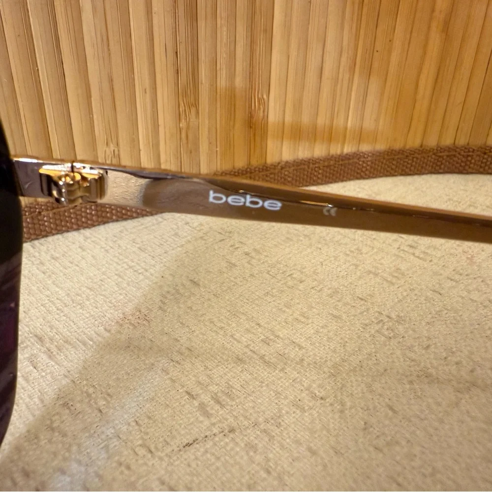 Bebe Women's Sunglasses in Black and Purple, NWOT